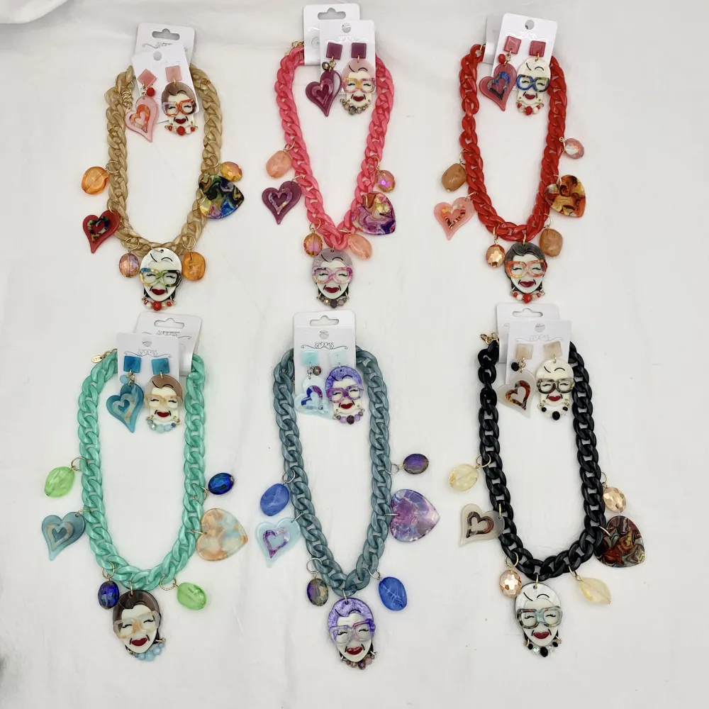 Nonna Chic Iris-Collana Corta Moda - CMC-14499PE