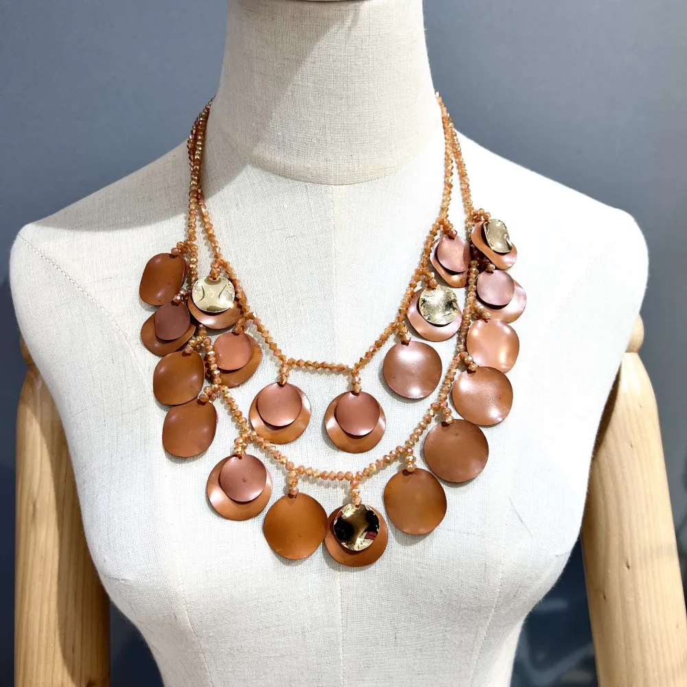 Petali Doppio-Collana Corta Moda - CMC-732-148