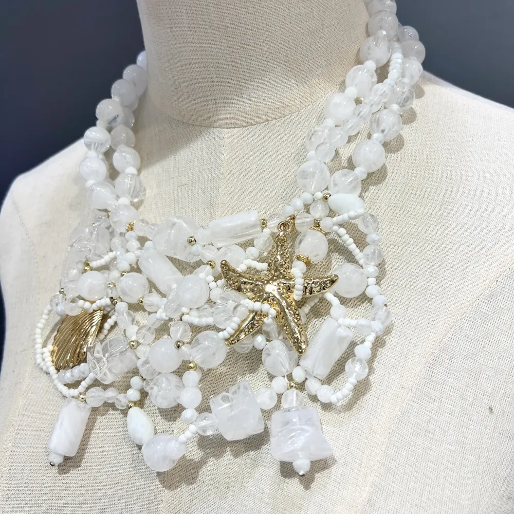 Conchiglia Stella Marina-Collana Corta Moda - CMC-732-321