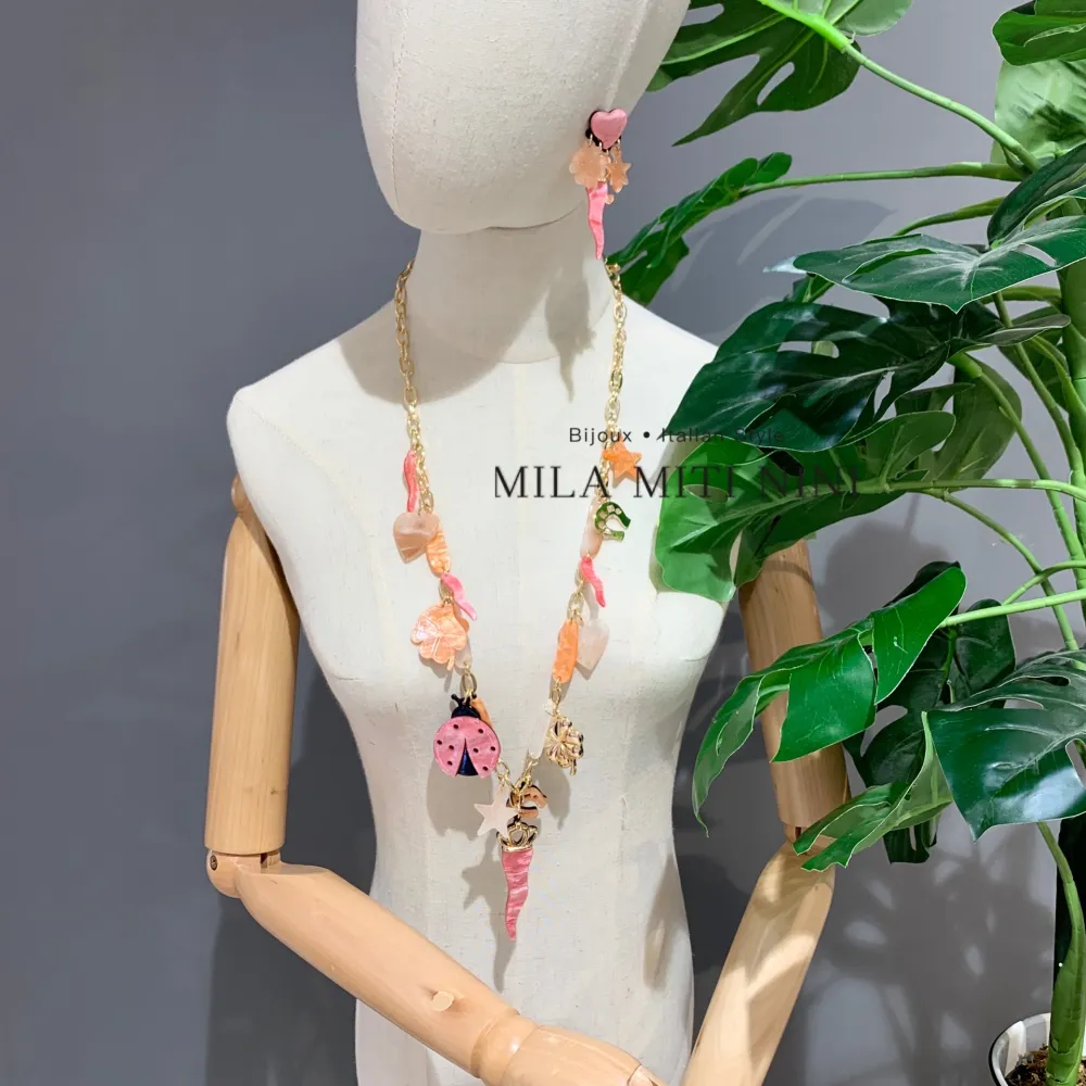 Fortuna Cornino -Collana Lunga in Resina - CML-13209S