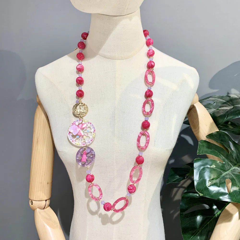 Carretto  Siciliano-Collana Lunga Moda - CML-15345