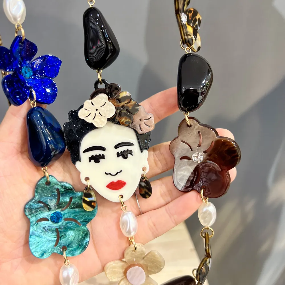 Frida Fiore-Collana Lunga Moda - CML-15439