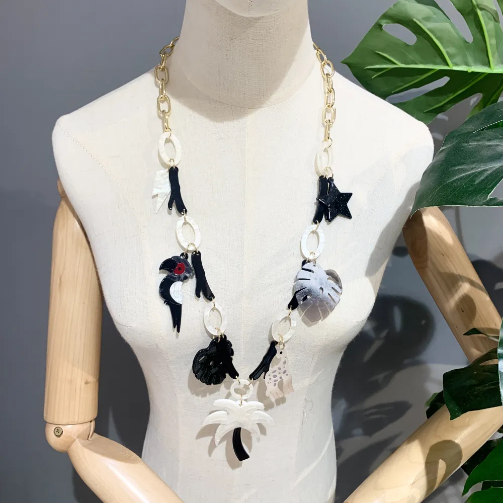 Tropicale  Papagallo -Collana Lunga Moda - CML-15582