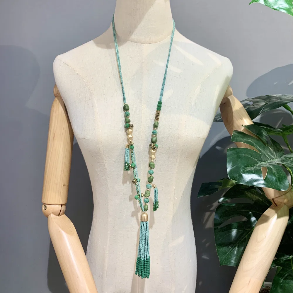 Napine con Perline-Collana Lunga Moda - CML-510-32