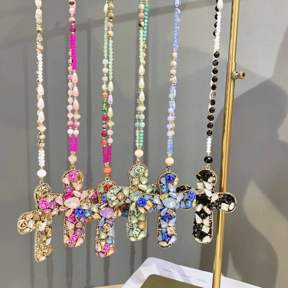 Croce-Collana Lunga Moda - CML-732-101