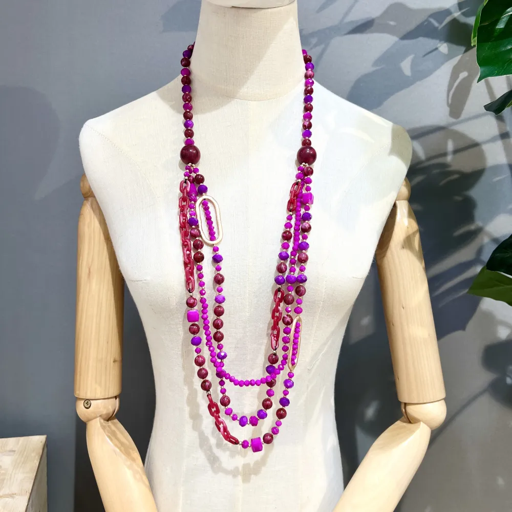 Multifili -Collana Lunga Moda - CML-732-152