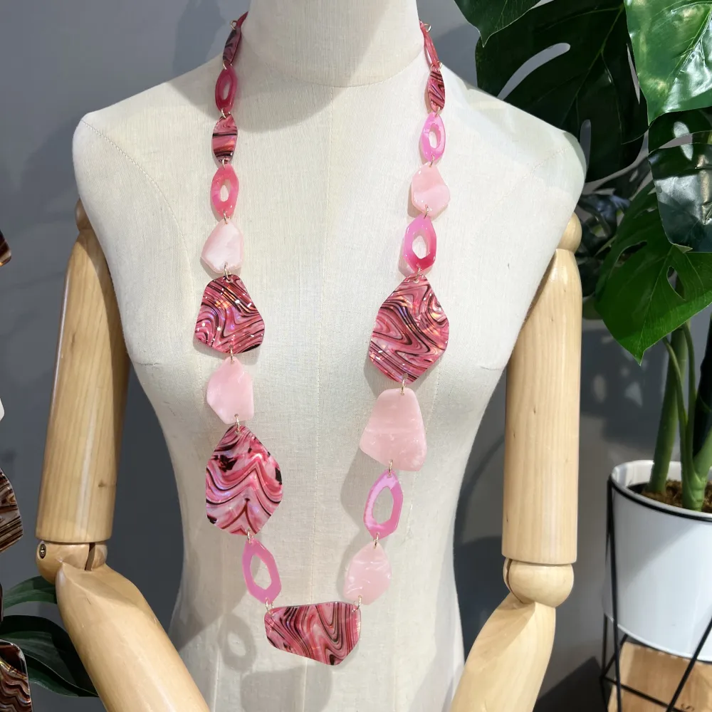 Catena-Collana Lunga Moda in Resina - CML-XL-16111