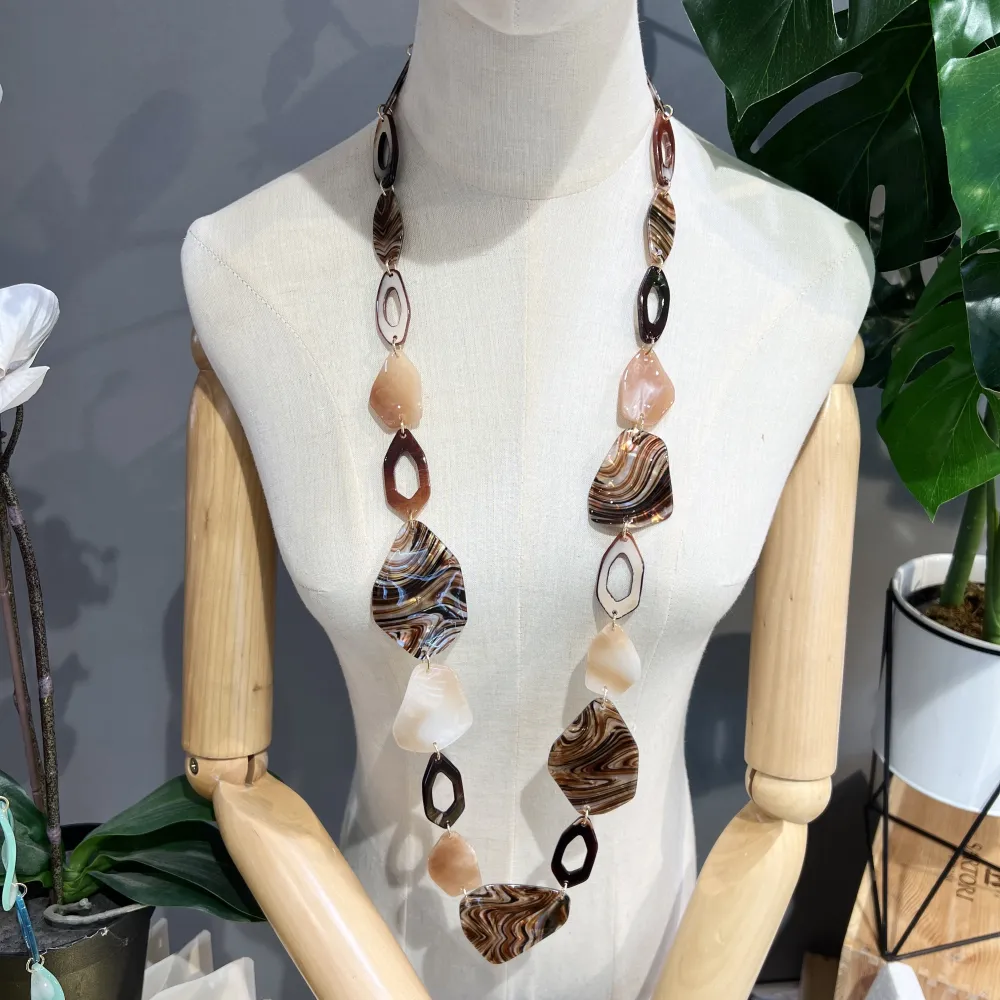 Catena-Collana Lunga Moda in Resina - CML-XL-16111