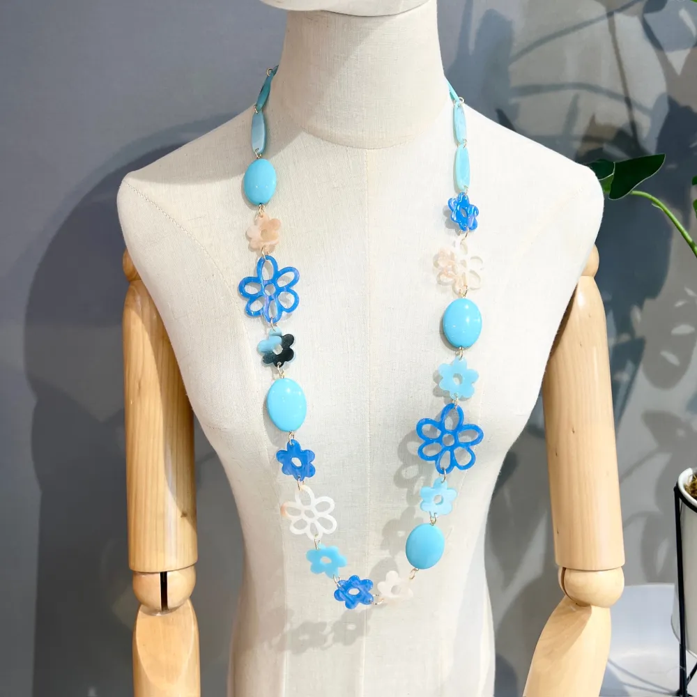 Fiore -Collana Lunga in Resina - CML-YXL-16496
