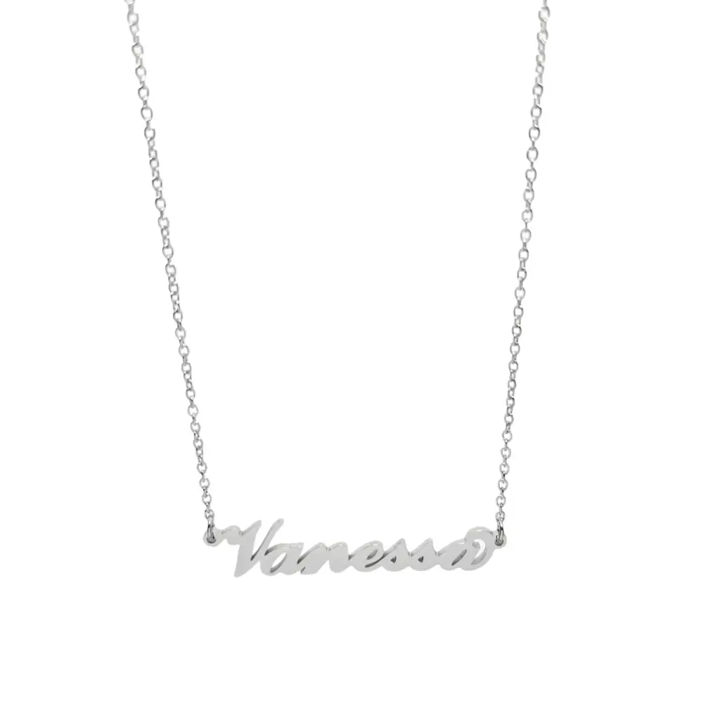 Collana con Nome - 180 Nomi in Acciaio - Collana con Nome - 180 Nomi in Acciaio