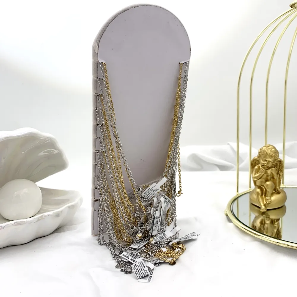 Campanello Smaltato-12pz Collane in Acciaio - CPA-103-AA3438NB