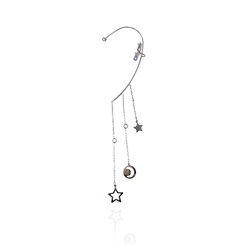 Stella Luna-Earcuff in Acciaio - EAK-103-AA411E