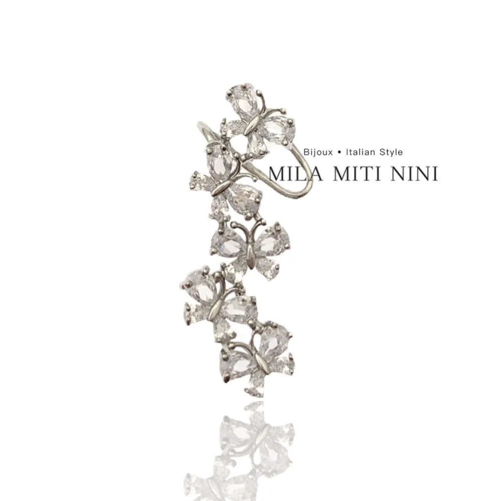 Farfalla-Earcuff con Zirconia - EAK-109-40