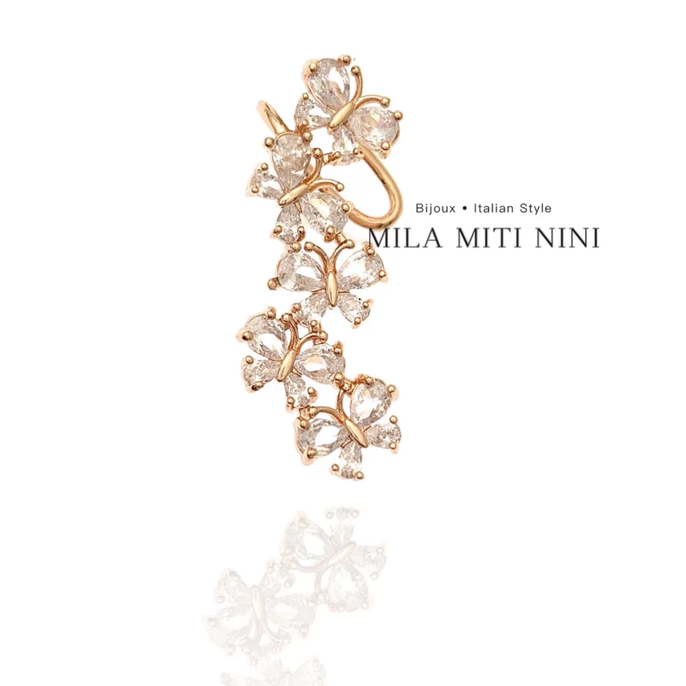 Farfalla-Earcuff con Zirconia - EAK-109-40