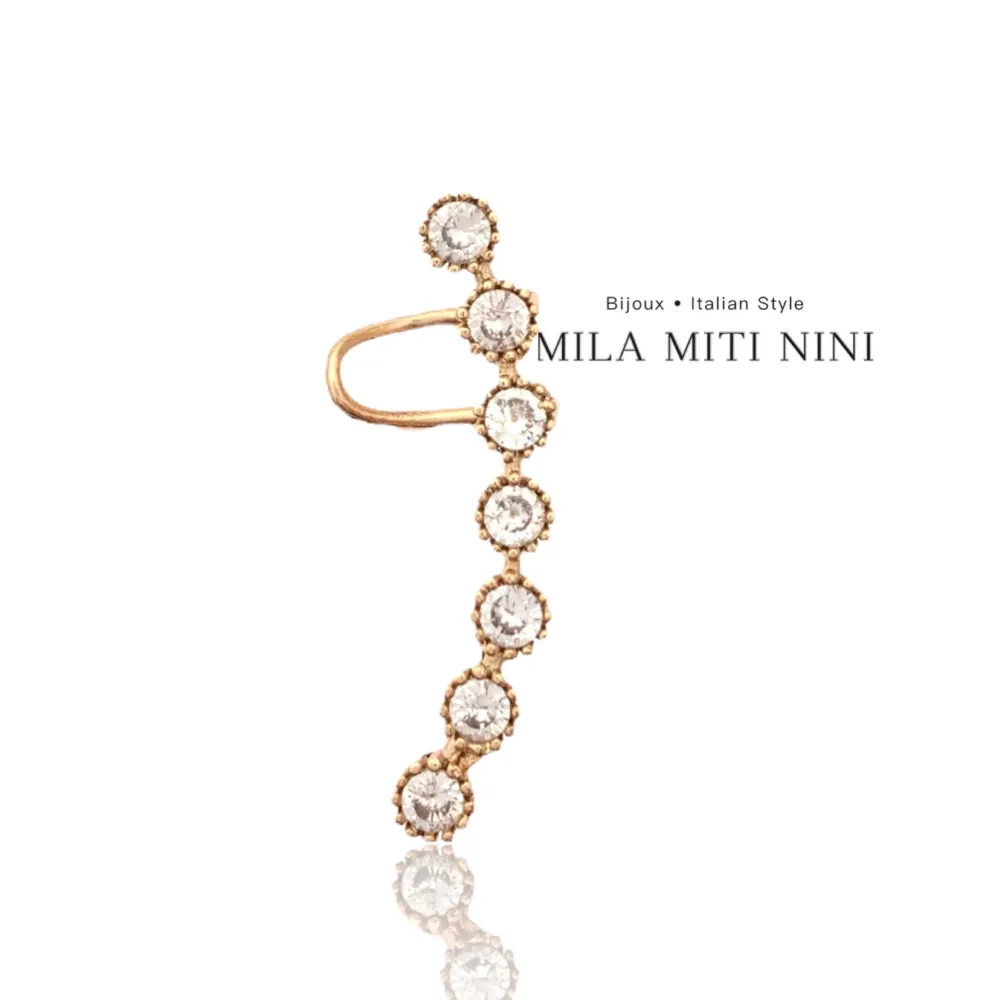 Punto Luce-Earcuff con Zirconia - EAK-109-43