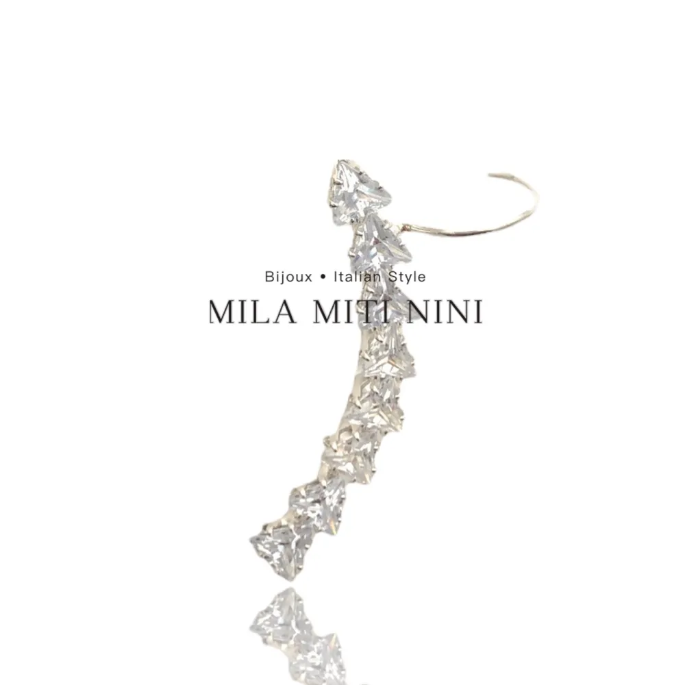 Triangolo-Earcuff con Zirconia - EAK-159-21670
