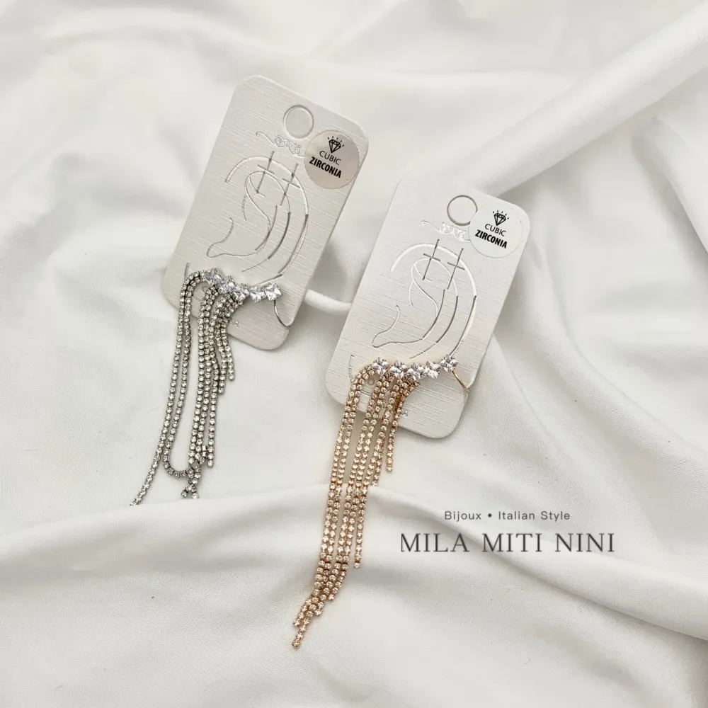 Strass-Earcuff con Zirconia - EAK-159-22008