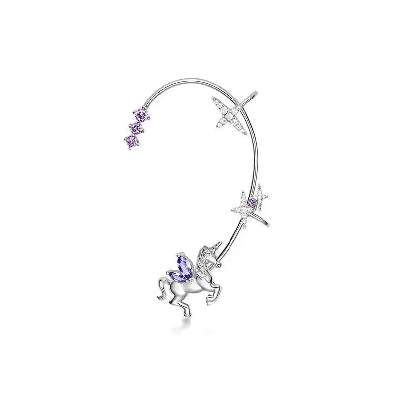 Unicorno-Earcuff in Ottone - EAK-493-11