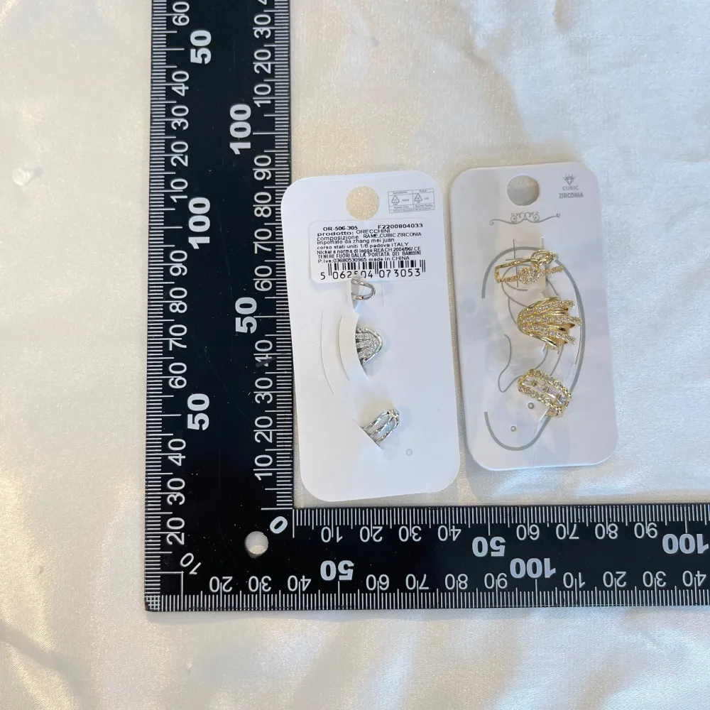 Set 3Pz  -Earcuff con Zirconia - EAK-506-305