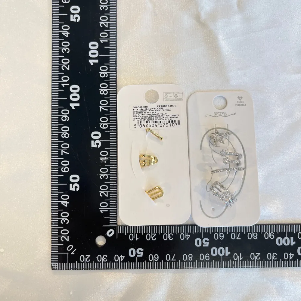 Set 3Pz  -Earcuff con Zirconia - EAK-506-310