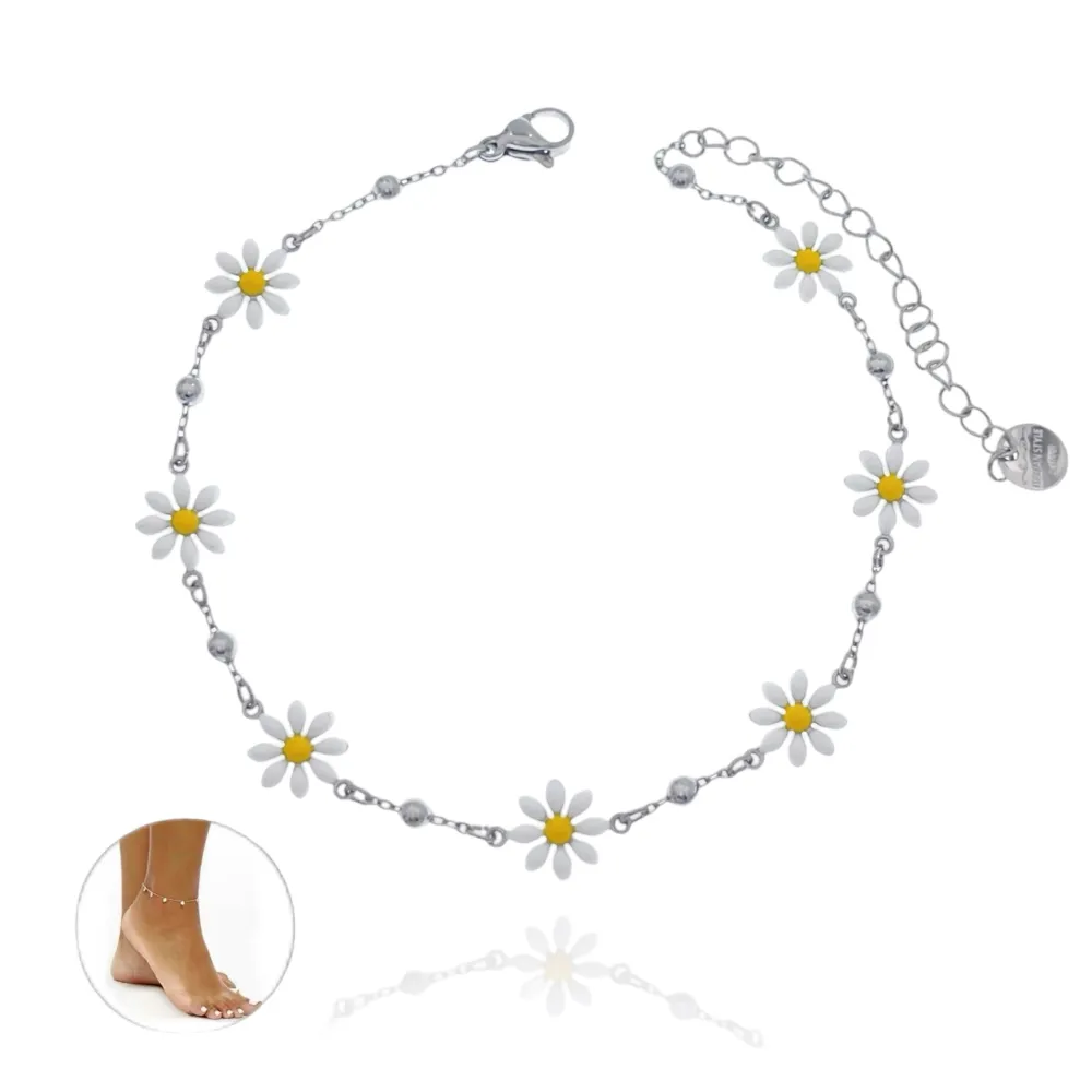 Margherita Smaltata-Cavigliera in Acciaio - KAV-103-4159B