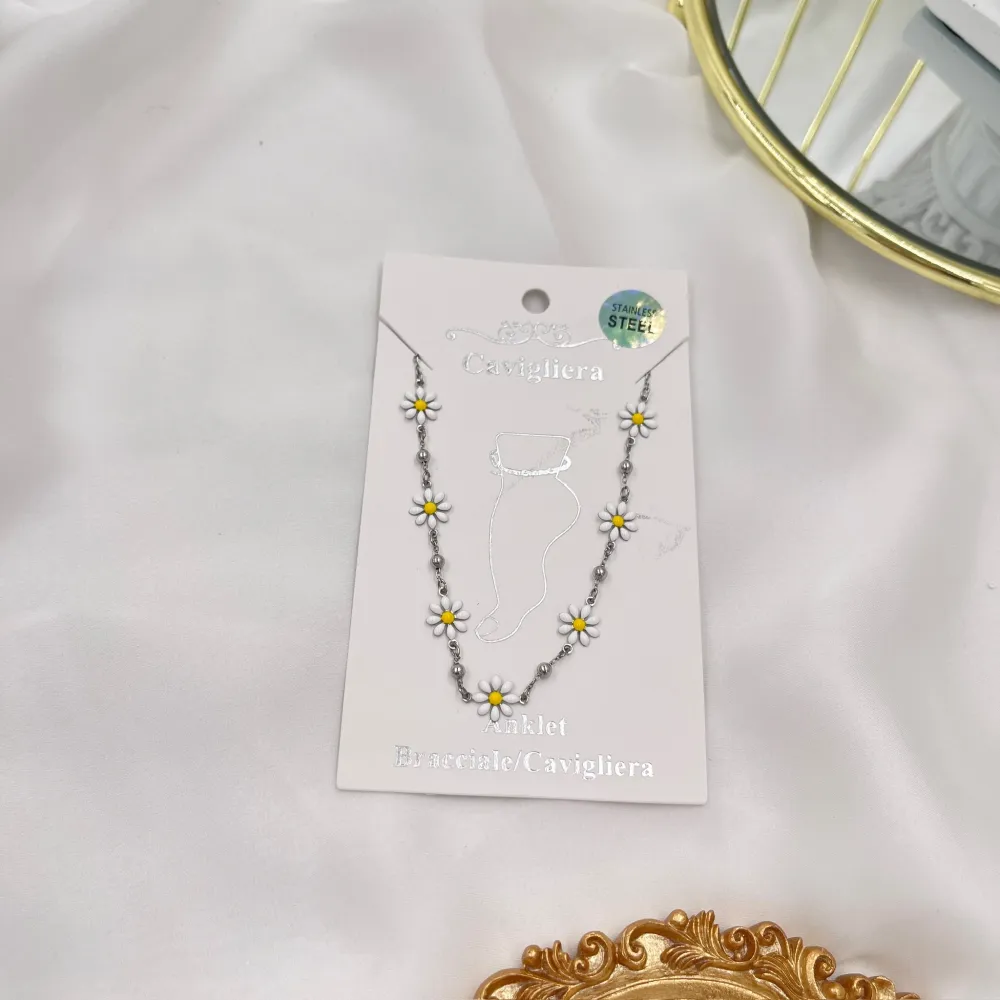 Margherita Smaltata-Cavigliera in Acciaio - KAV-103-4159B