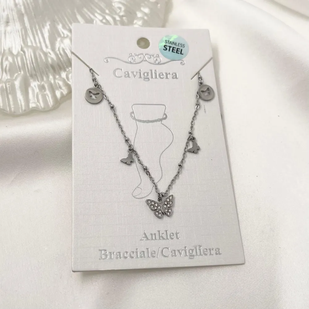 Farfalla-Cavigliera in Acciaio - KAV-103-AA1095B