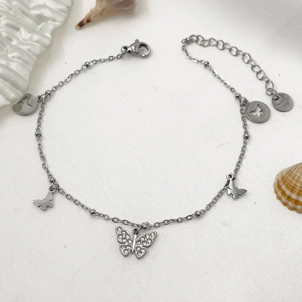 Farfalla-Cavigliera in Acciaio - KAV-103-AA1095B