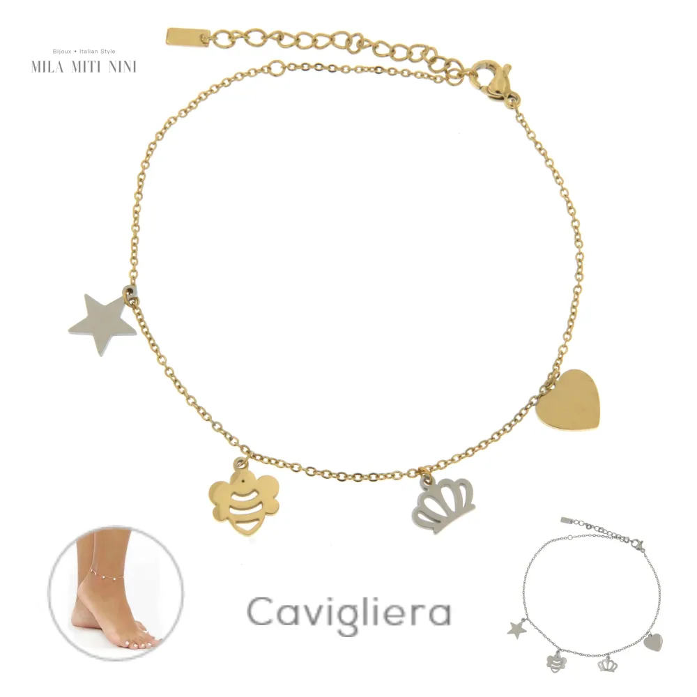 Ape Corona 3076 - Cavigliera in Acciaio - KAV-413-184