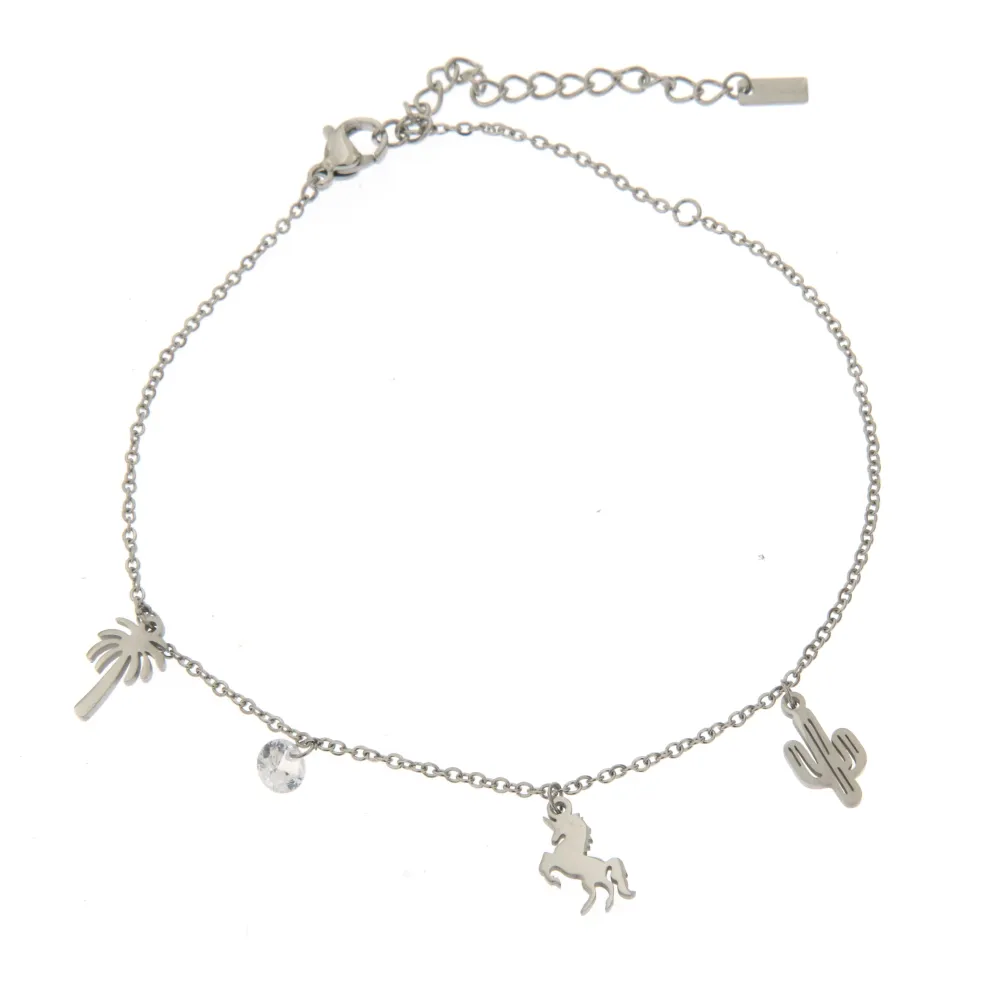 Unicorno Palma 3082 - Cavigliera in Acciaio - KAV-413-189