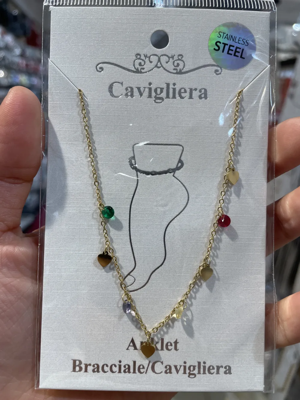 Cuore P.luce 3084 - Cavigliera in Acciaio - KAV-413-211