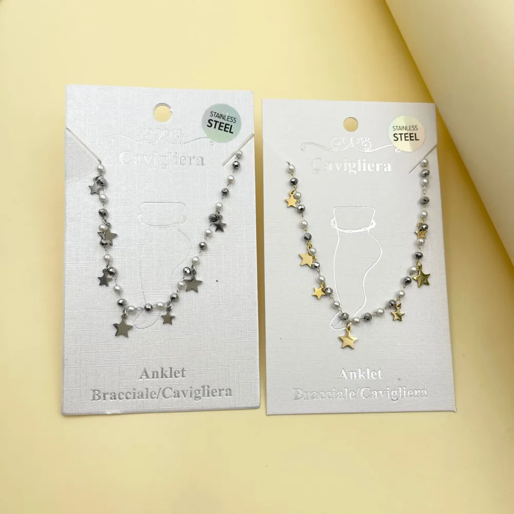 Stella Perline-Cavigliera in Acciaio - KAV-413-253