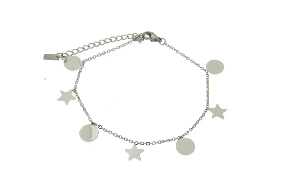 Stella Tondo 3180 - Cavigliera in Acciaio - KAV-413-58