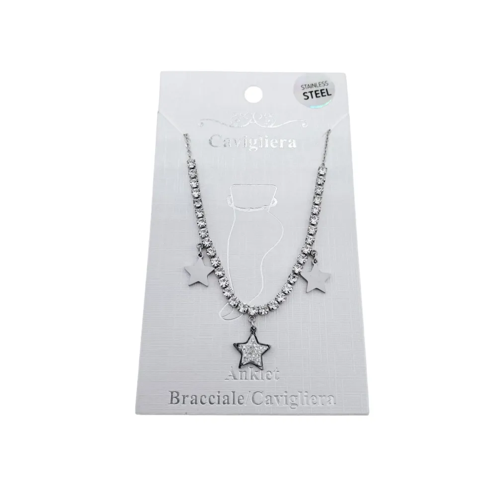 KAV7734-Tennis Stella-Cavigliere in Acciaio - KAV-413-A67