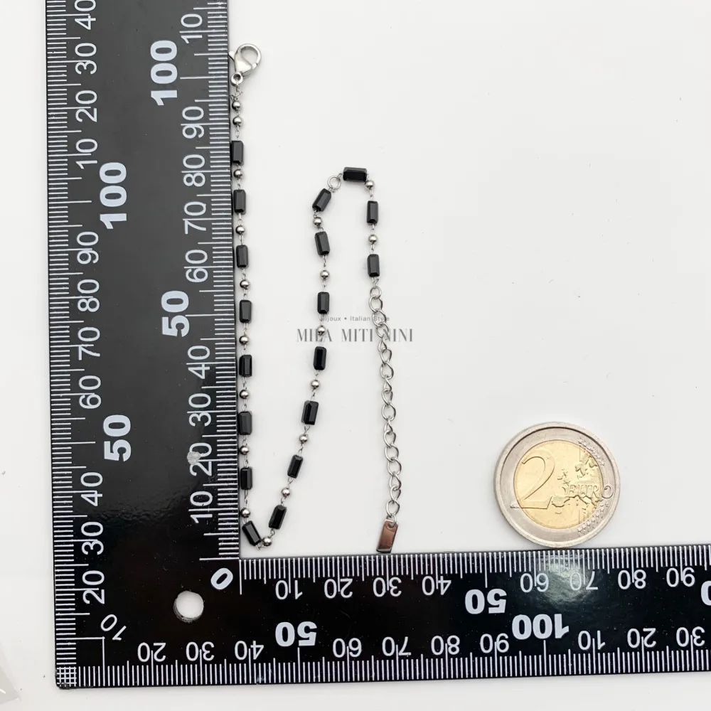 KAV-Cristalli 5253- Cavigliere in Acciaio - KAV-413-RT48