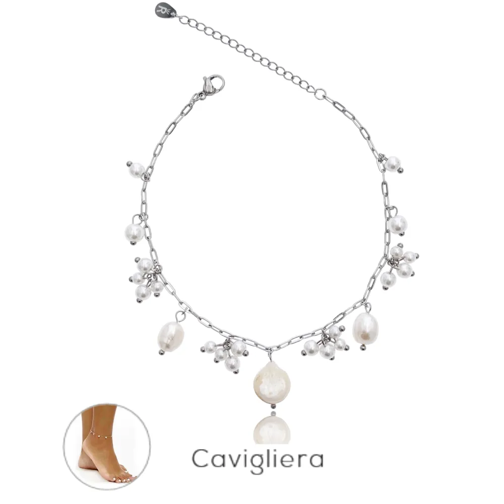 Perla -Cavigliera in Acciaio - KAV-735-13