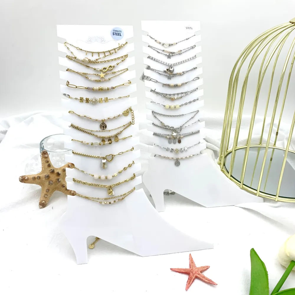 Mix Catene-12Pz Cavigliere in Acciaio - KPA-732-21