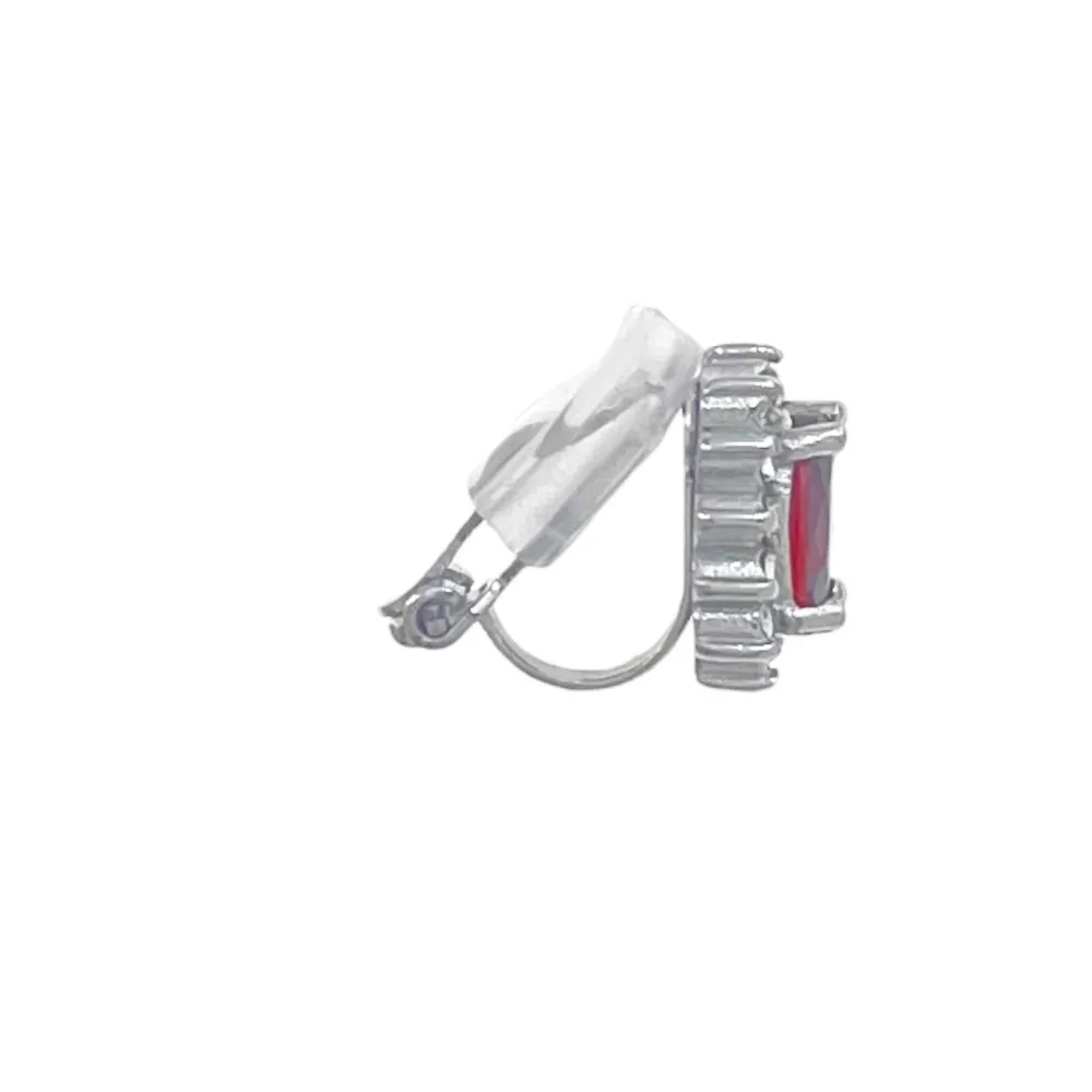 Pietra Ovale-Orecchini a Clip in Acciaio - OAK-103-AA3326E