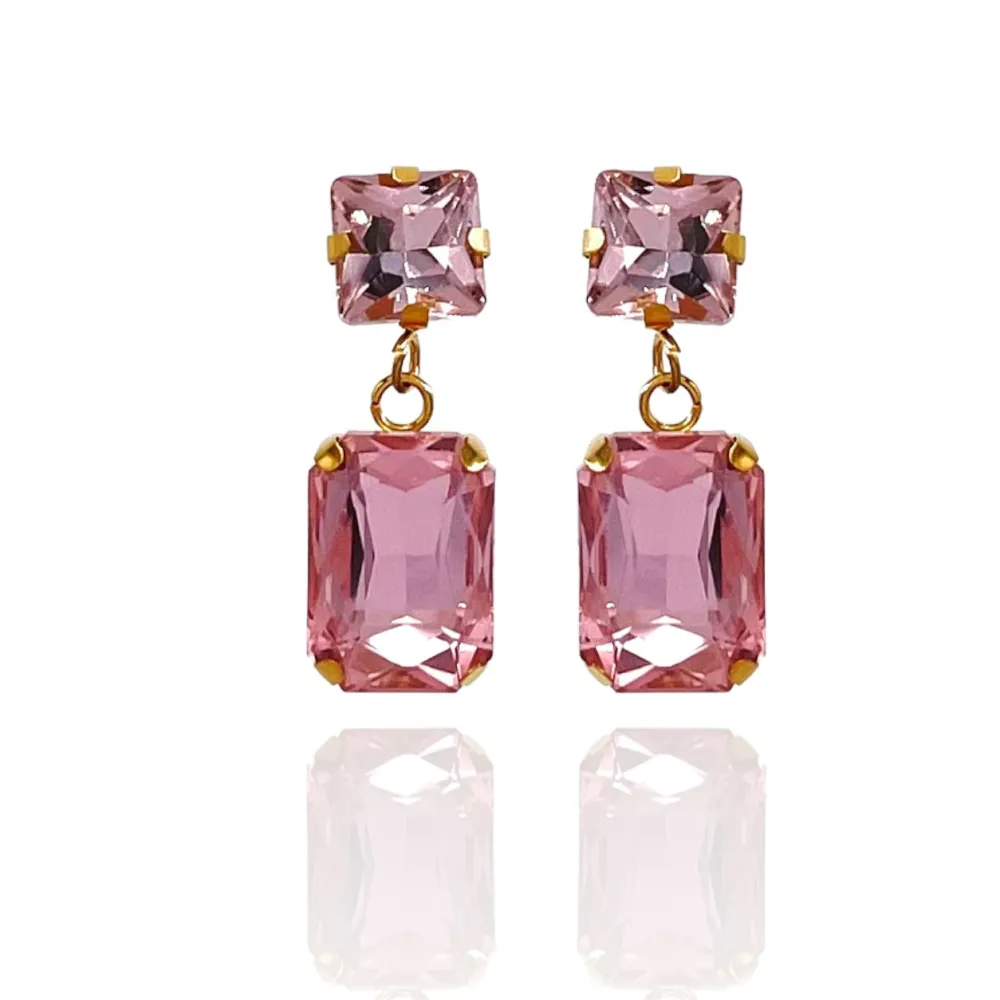 Doppio Pietra-Orecchiniin Acciaio Moda - OAM-176-462