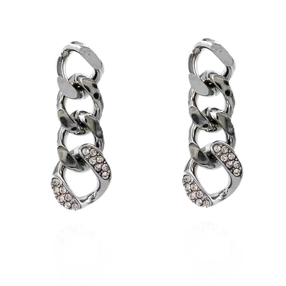 Catena Groumette-Orecchini in Acciaio - OAP-103-AA122E