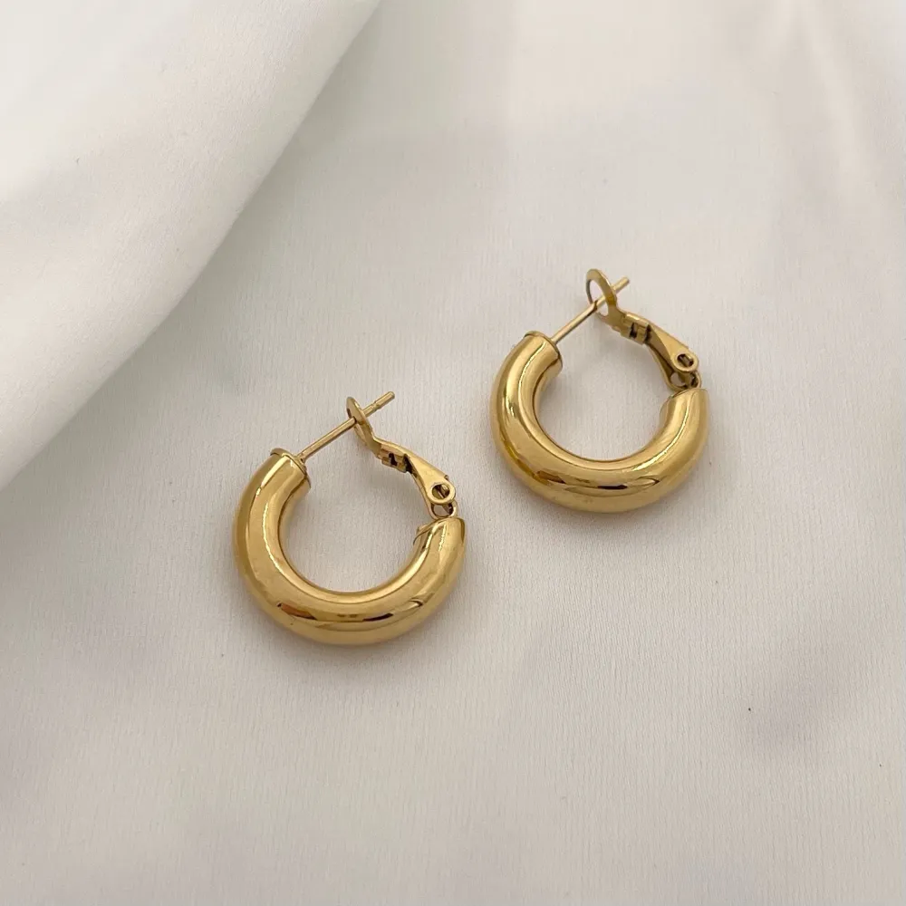 Cerchio-Orecchini in Acciaio - OAP-103-AA2602E