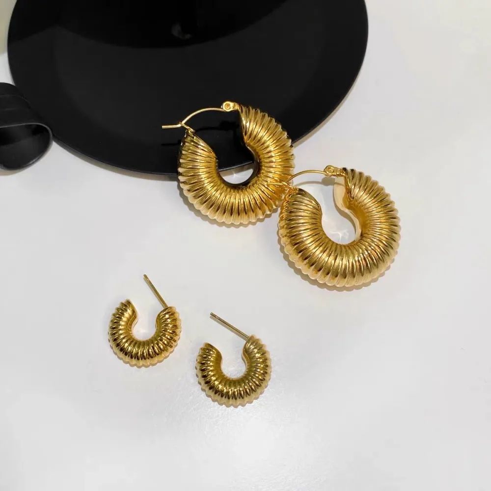 Cerchio-Orecchini in Acciaio - OAP-103-AA2611E