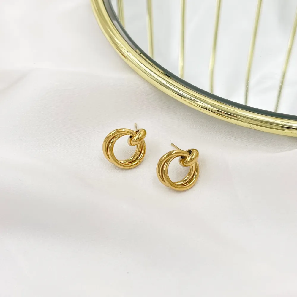 Cerchio-Orecchini in Acciaio - OAP-103-AA4112E