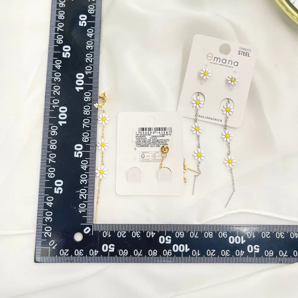 Margherita Lunga-Orecchini in Acciaio - OAP-103-AA4158E