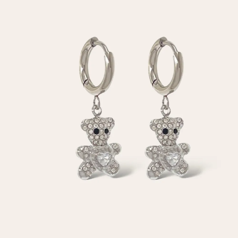 Orsetto-Orecchini in Acciaio - OAP-103-AA4186E