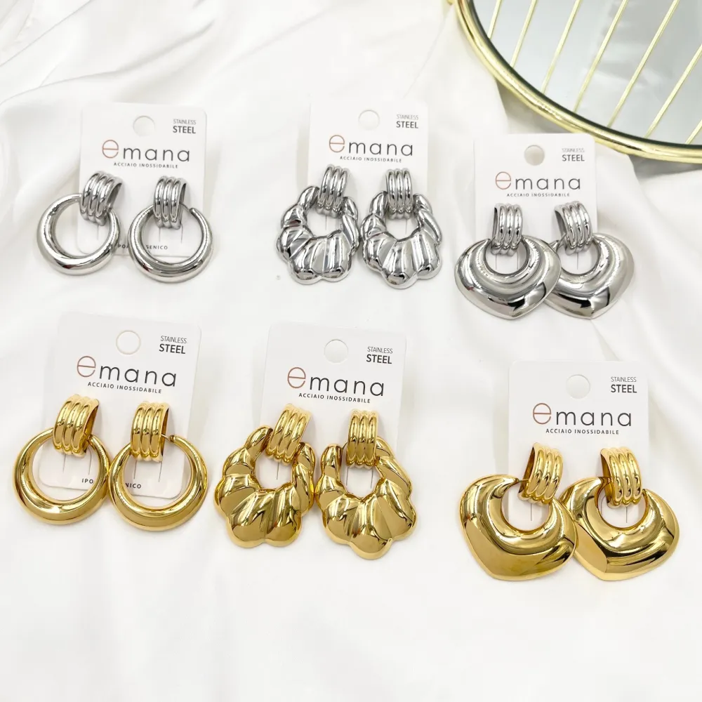 Pendente -Orecchini in Acciaio - OAP-103-AA4655E