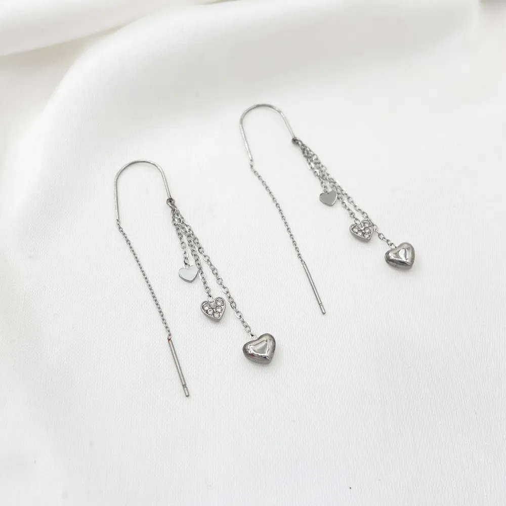 Cuore -Orecchini in Acciaio - OAP-103-AA5002E