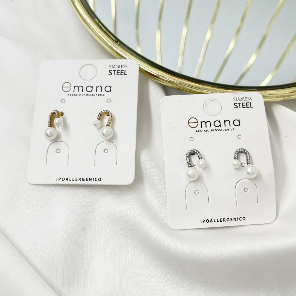 Arco Perla -Orecchini in Acciaio - OAP-103-AA5066E