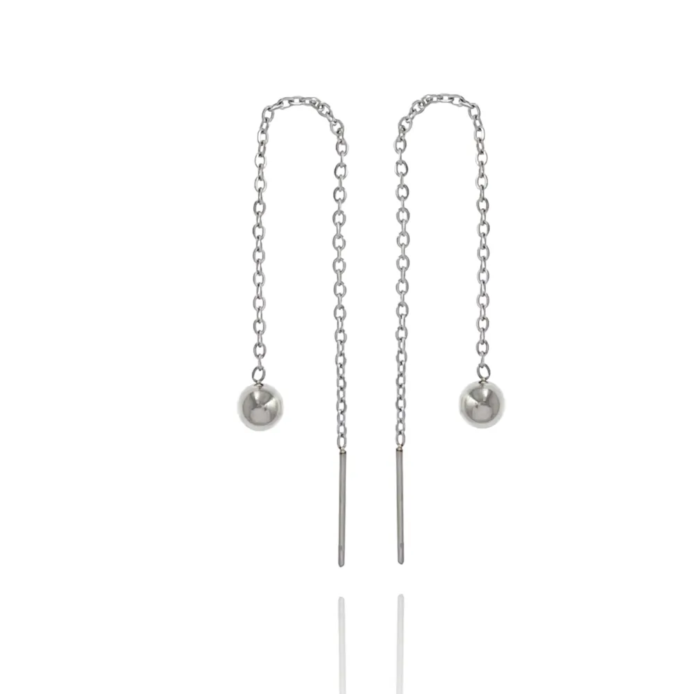 Pallina-Orecchini Saliscendi in Acciaio - OAP-103-AA796E 5mm