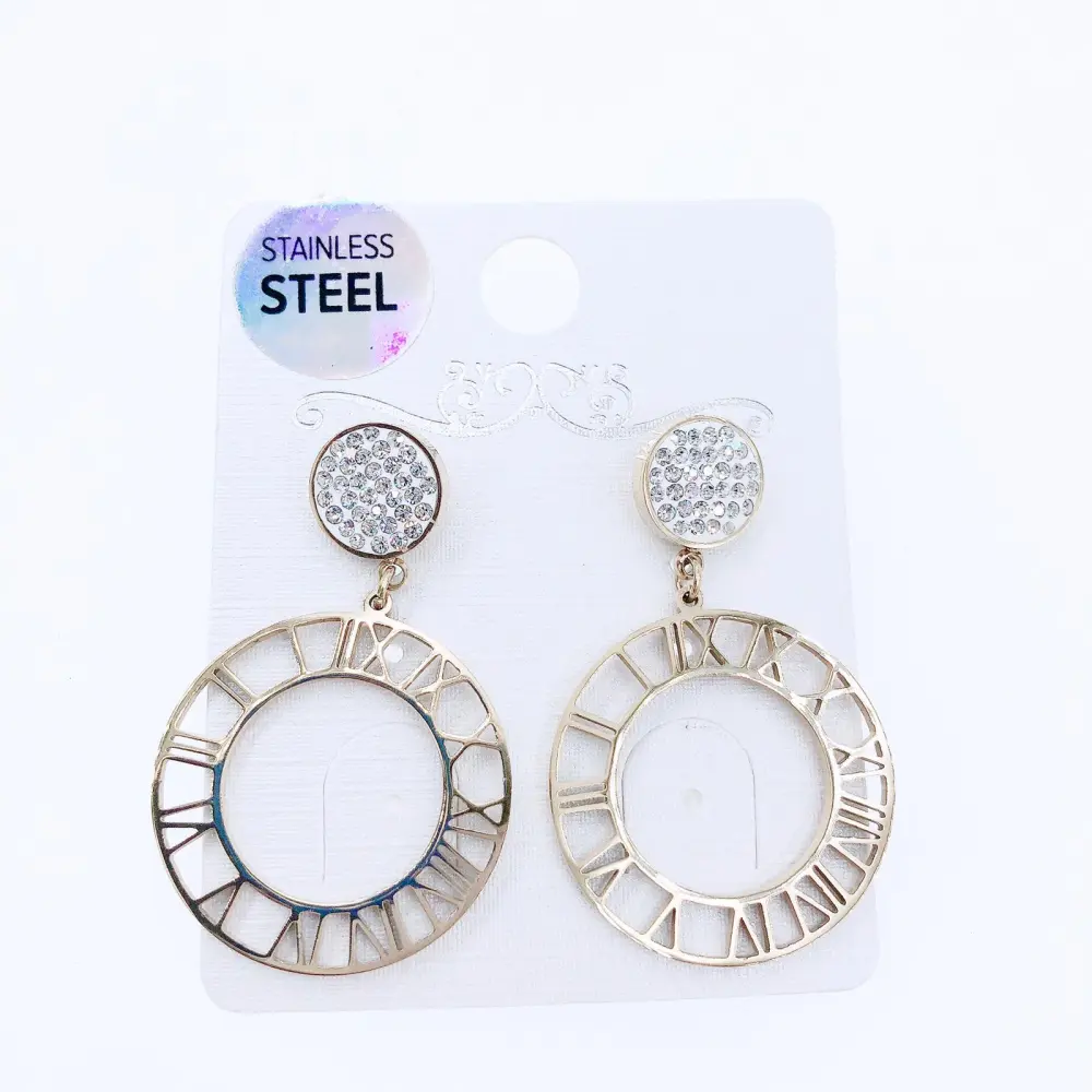 OAS-Cerchio N.Romani 5066 - Orecchini in Acciaio - OAP-413-0195